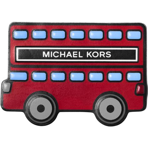 stick on bag patches michael kors|Michael Kors Womens Red Bus Stick On Patch Leather Stickers .